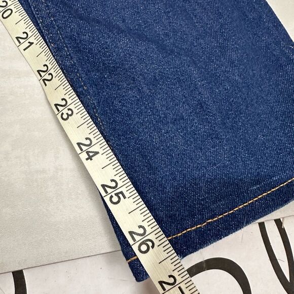 Swedish Hasbeens Short Slim Leg Dark Denim Jeans​ - Picture 8 of 11